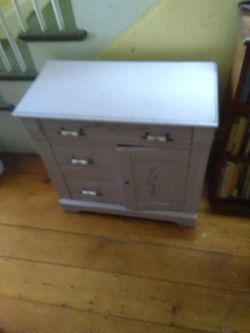 Antique commode night stand