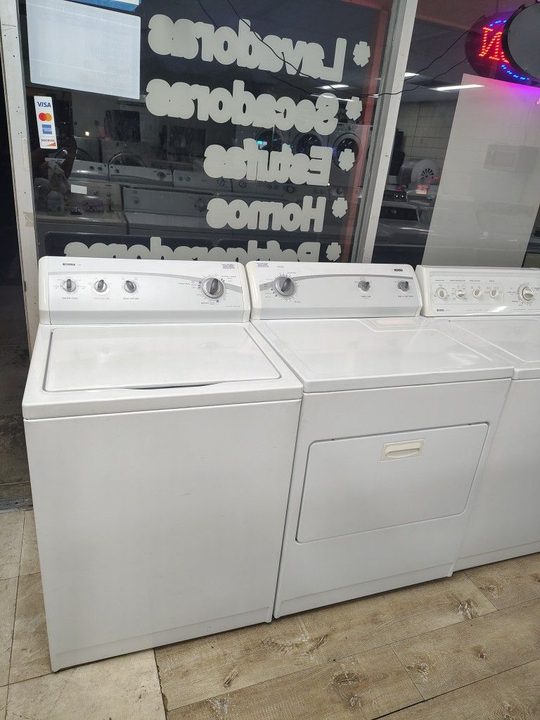 Kenmore Washer Gas Dryer Heavy Duty Súper Large Capacity In Excellent Working Condition