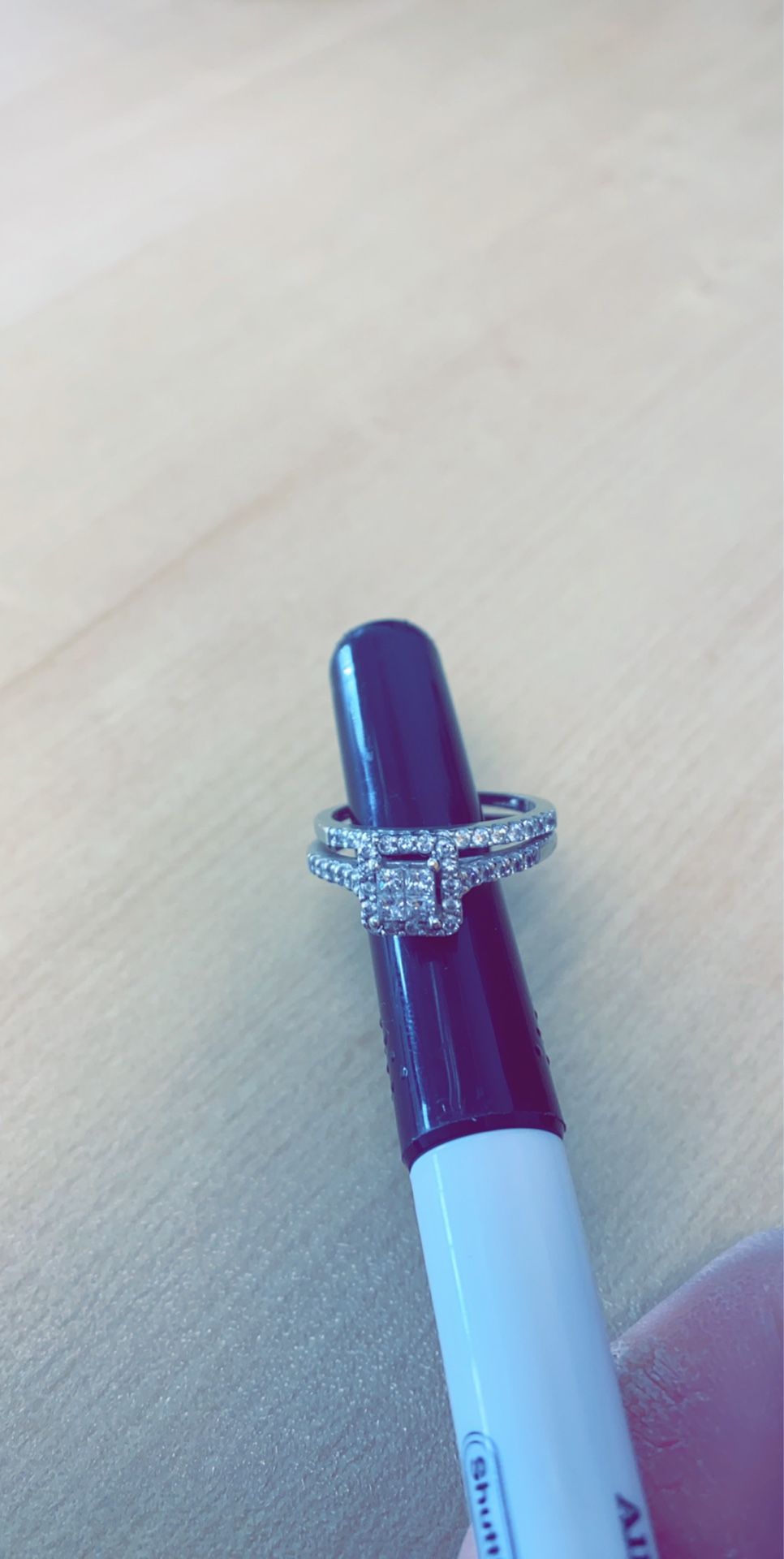 Wedding Set diamond ring
