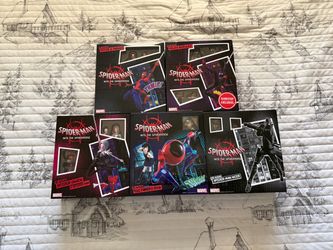 SENTINEL SPIDER MAN INTO THE SPIDER VERSE COLLECTIBLE ACTION FIGURE SET MARVEL DISNEY SPIDER MAN MILES MORALES PENI PARKER GWEN SPIDER NOIR DISNEY RIV