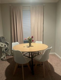 Table and chairs