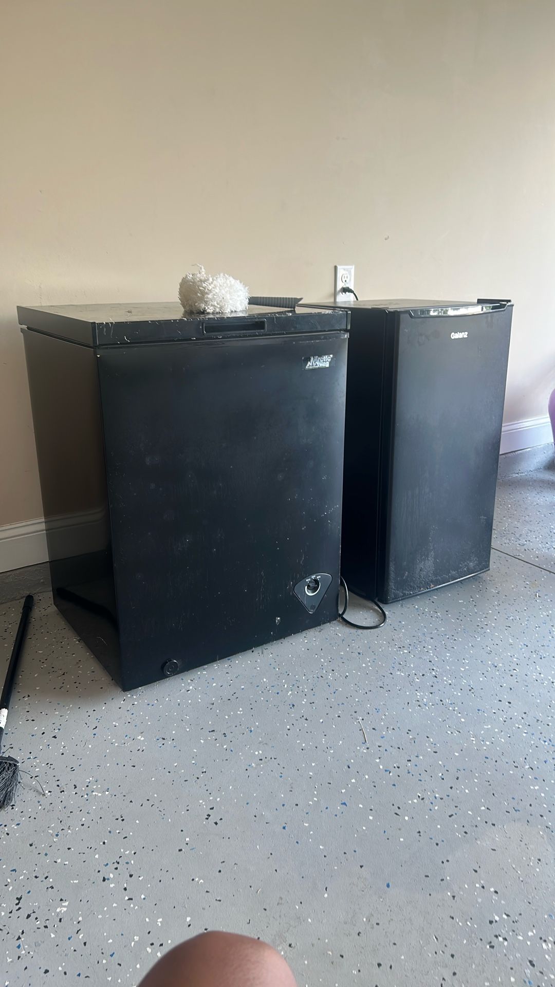 Deep Freezer And Mini Fridge