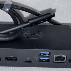 Dell - WD22TB4 Thunderbolt 4 Dock - Black With  130 W Power Supply