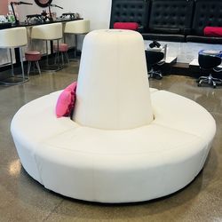 Round couch sofa