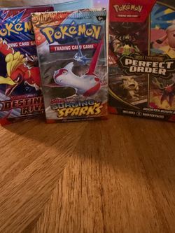 Pokémon Trading Card Game Bundle - 1 Booster Bundle & 2 Sealed Packs