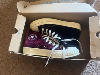 Red And Black Converse 