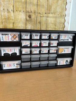 Teacher Classroom Supply Drawer Storage Cabinet