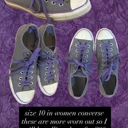 Size 10 Women Converse