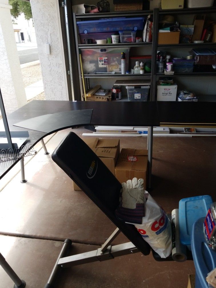 IKEA Galant Corner Desk With Extension Both Directions for Sale in