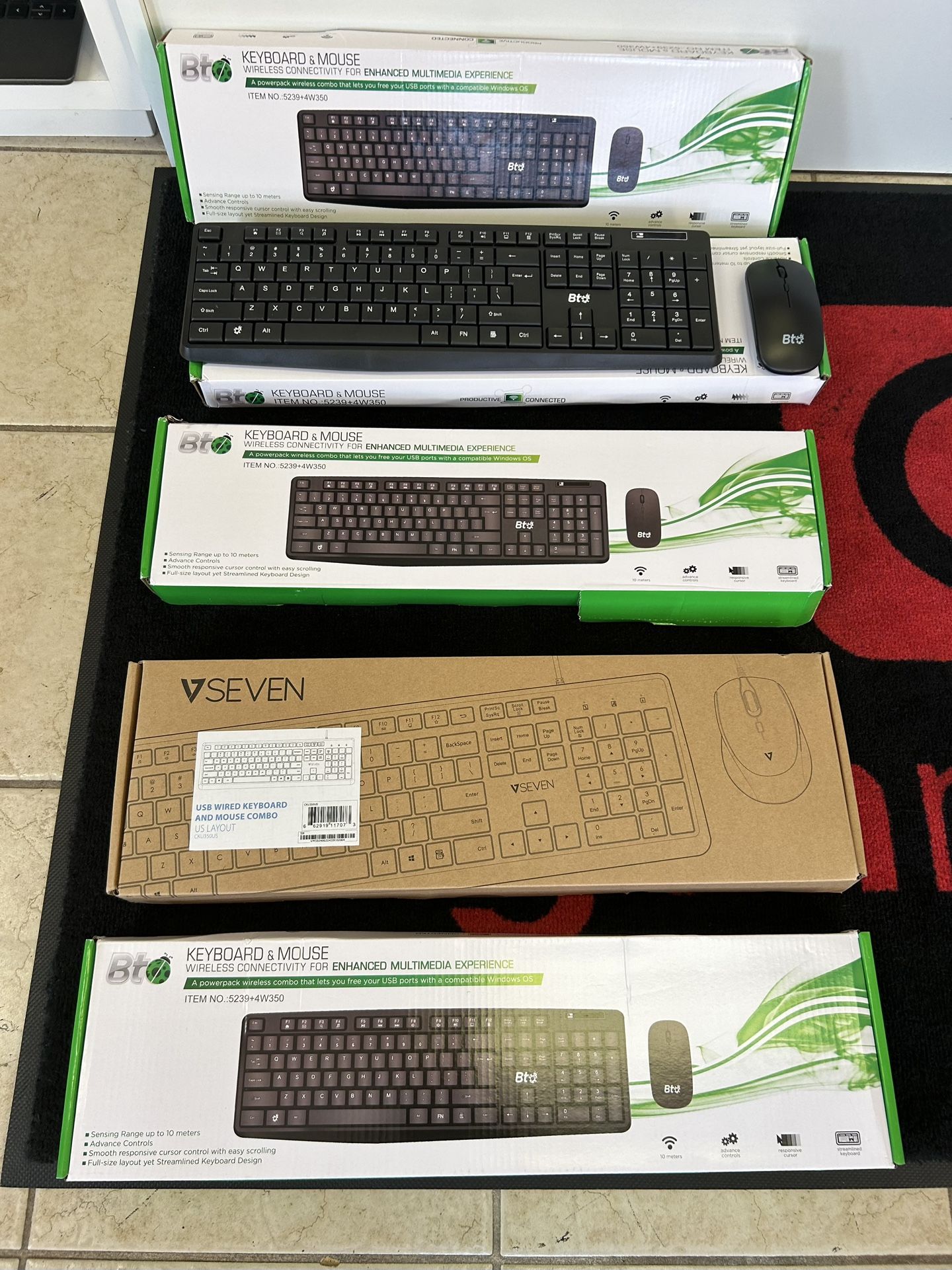 Wireless keyboard and wire keyboard