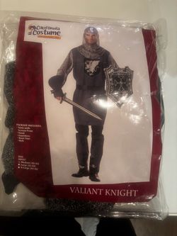 Mens MEDIUM Valiant Knight Medieval Camelot Renaissance Halloween Costume