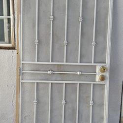 Universal White Steel Security Door
