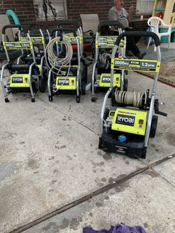 Ryobi pressure washer