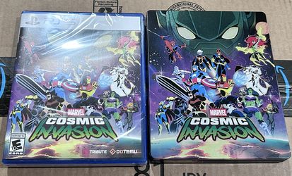 Marvel Cosmic Invasion PS5 Steel Book Action Game Deluxe Edition Case Avenger X