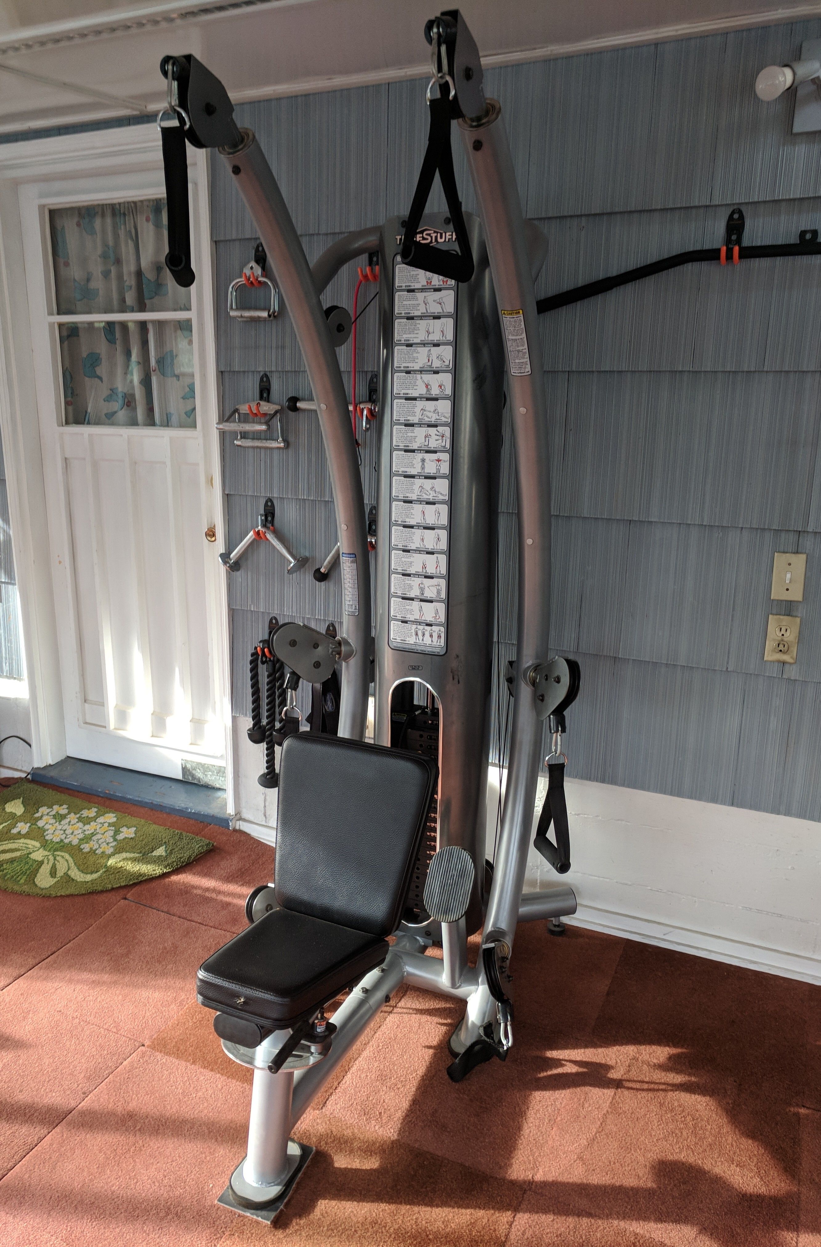 Tuff Stuff Six Pack Functional Trainer with Attachments