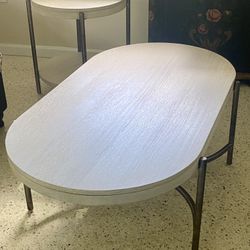 Sofa table and two end tables