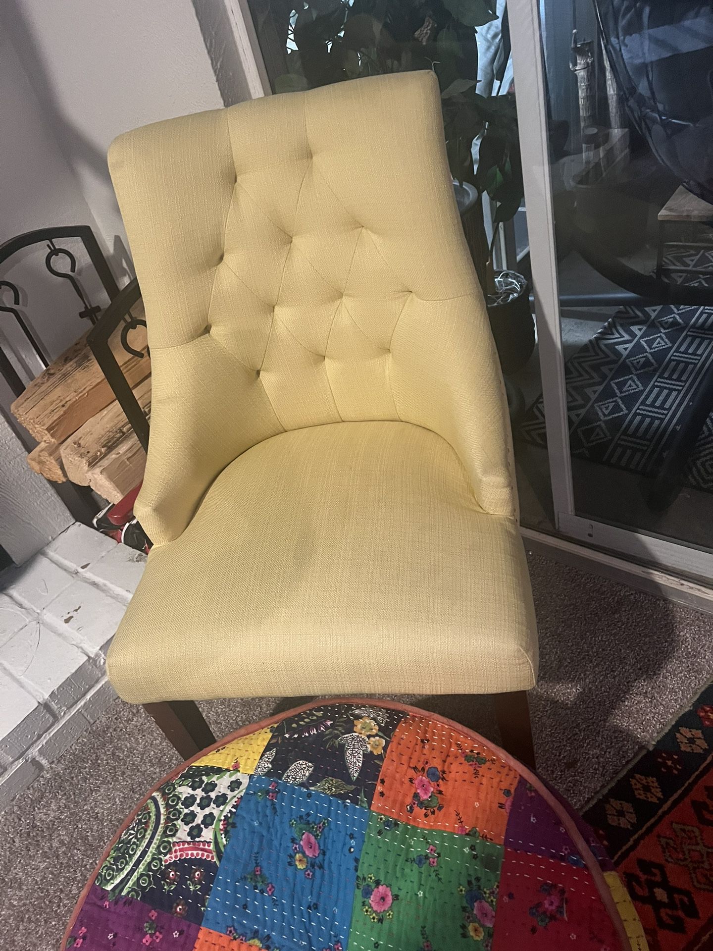 White Leather Couch, And Two Chairs For Sale