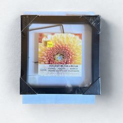 NWT Black Float Frame 8” x 8”