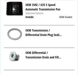 Transmission Pan/oil 