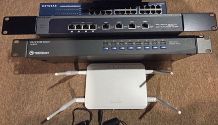 Business Networking Equipment Wireless Access Point Switch VPN Firewall Modem EnGenius Netgear Trendnet