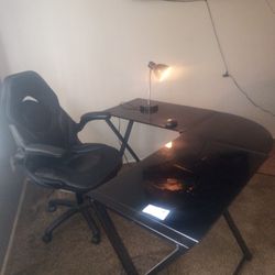 Computer Desk And Gaming Desk And Chair 