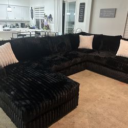 Brand New Super Plush Comfy Corduroy Sectional Set 