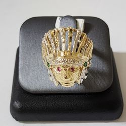 Indian Chef GTS Ring 10k YG 10.1g