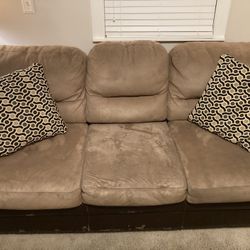 Sofa, love seat, chair & ottoman 