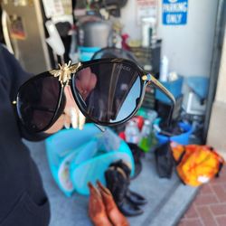 Authentic Gucci Glasses Golden Bee Style