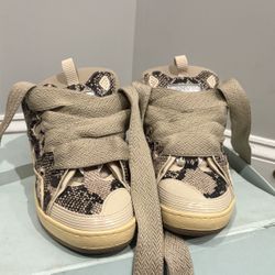 Lanvin Curb ‘Beige Python’