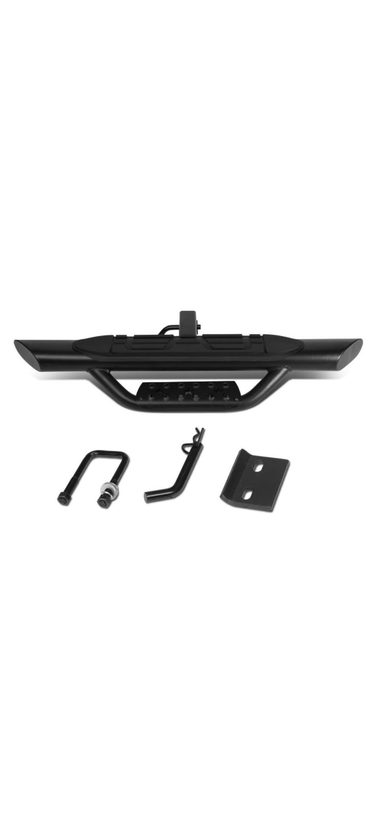 DNA MOTORING PT-ZTL-8117 2 Inches Receiver 36.5 Inches x 3.75 Inches Towing Hitch Step Bar,Black