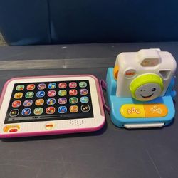 Fisher Price Tablet and Camera Toys