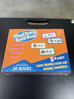 Phonics Flash Cards Word Family Build Book