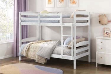 $230 twin bunk bed not including mattress/$299 full twin
