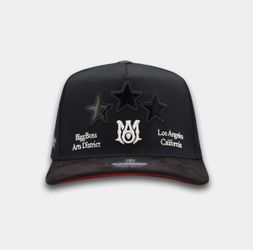 CACHUCHA ORIGINAL AMR 3 ESTRELLAS NEGRAS 