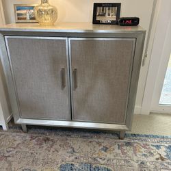 sideboard, small armoire, storage cabinet