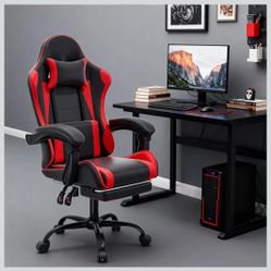 Brand New Gaming Chair With Footrest 