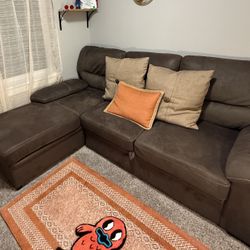 L-Shaped Sleeper Sofa 