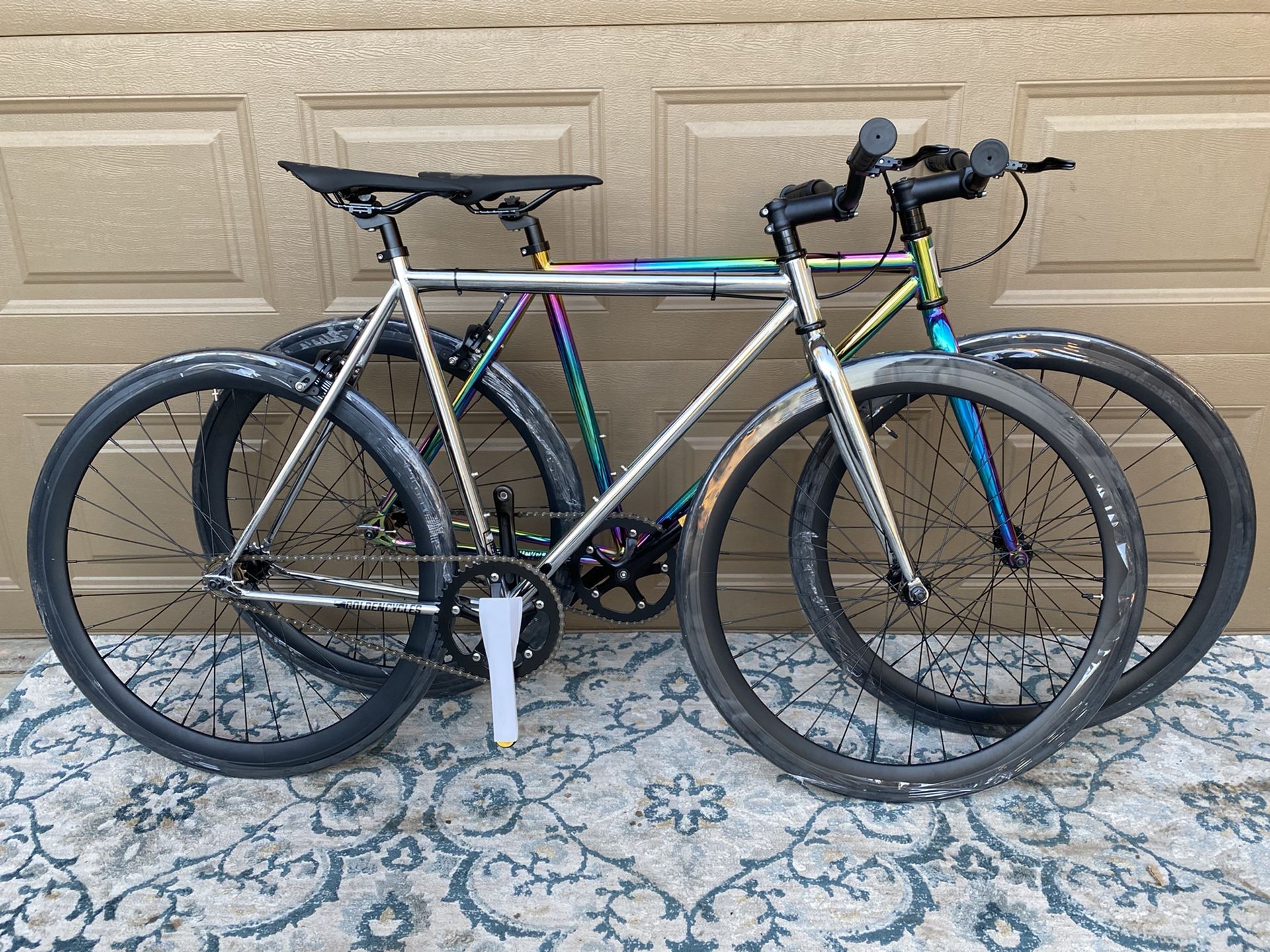 Golden Cycles Fixie Bike Chrome Velo Golden Cycles Golden Cycles