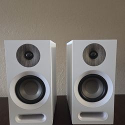 Jamo S 803 Dolby Atmos Bookshelf Speakers, Walnut, Pair In Excellent Conditio 
