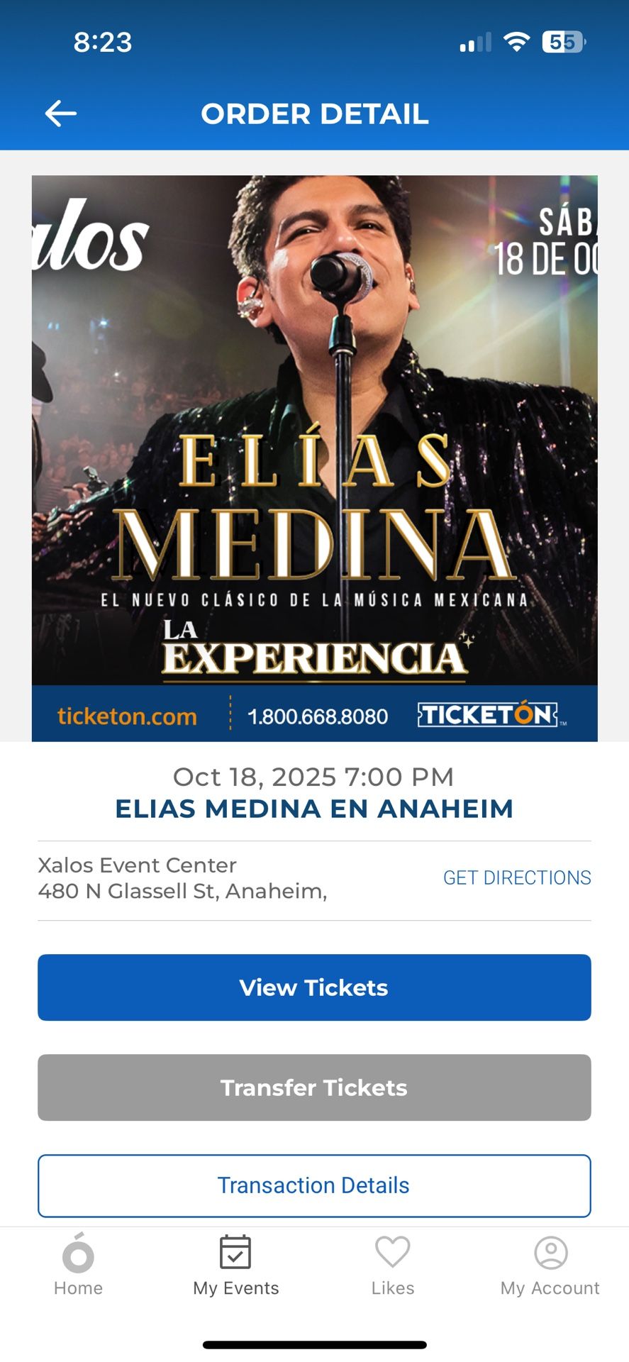 Boletos Para Elias Medina En Anaheim , Ca