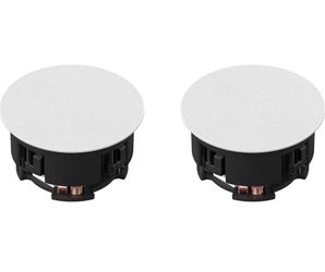 Sonos - Architectural 6-1/2" Passive 2-Way In-Ceiling Speakers (Pair) - White.  Model: INCLGWW1