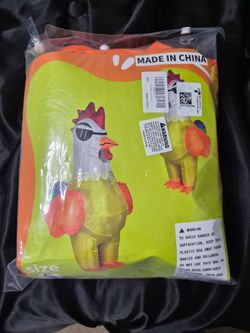 Chicken inflatable costume Size S