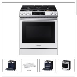 Samsung gas Range And Microwave 