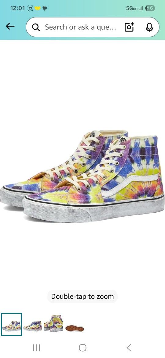 Tie Die Vans 7.5w