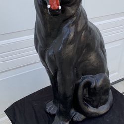 3 Foot Tall, Panther Statue