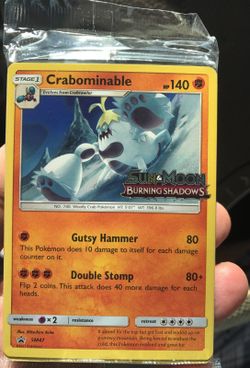 Pokemon pre-release card Burning shadows