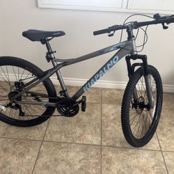 26 Inch Mountain Bike,21 Speed with High-Carbon Steel Frame Bike for Adults,Dual Disc Brake Mountain Bicycle for Men Womens Adult Bicycle