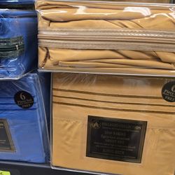 New 6pc King Deep Pocket Sheet Set All Sizes Available 