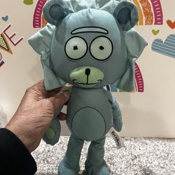 RICK AND MORTY BLUE TEDDY - 12 INCH - NEW  CONDITION